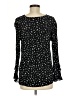 Everleigh 100% Rayon Black Long Sleeve Blouse Size M - photo 2