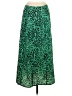WAYF 100% Polyester Animal Print Green Casual Skirt Size S - photo 2