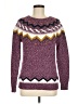 Old Navy Chevron-herringbone Purple Pullover Sweater Size M - photo 1