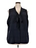 Myrtlewood Black Sleeveless Blouse Size 2X - photo 1
