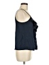 Audrey 3+1 100% Polyester Blue Sleeveless Blouse Size M - photo 4