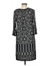 Wisp Print Gray Casual Dress Size 6 - photo 2