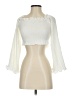 Shein 100% Polyester Ivory 3/4 Sleeve Blouse Size 4 - photo 1