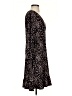 Muse Animal Print Black Casual Dress Size L (petite) - photo 4
