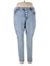 Gap Solid Blue Jeans Size 18 - photo 1