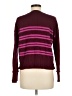 Marled by Reunited Stripes Burgundy Pullover Sweater Size M - photo 2