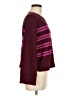 Marled by Reunited Stripes Burgundy Pullover Sweater Size M - photo 4
