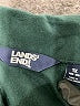 Lands' End 100% Polyester Solid Green Fleece Size 1X - photo 6