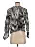J.Crew 100% Cotton Checkered-gingham Black Long Sleeve Blouse Size S - photo 1