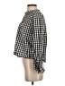 J.Crew 100% Cotton Checkered-gingham Black Long Sleeve Blouse Size S - photo 5