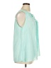 Poema Teal Sleeveless Blouse Size 1X - photo 4