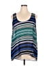 Torrid 100% Polyester Blue Sleeveless Top Size 3X Plus (3) - photo 1