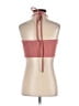 White Fox 100% Polyester Pink Tank Top Size S - photo 2