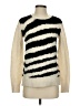 Trina Turk Stripes Ivory Wool Pullover Sweater Size XS - photo 1