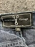 American Vintage Chevron-herringbone Black Jeans Size 25 waist - photo 7