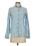 SO 100% Cotton Blue Long Sleeve Button-Down Shirt Size S - photo 1