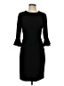 Donna Morgan Solid Black Cocktail Dress Size 4 - photo 1