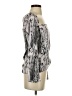 Open Edit 100% Polyester Gray Long Sleeve Blouse Size XS - photo 4