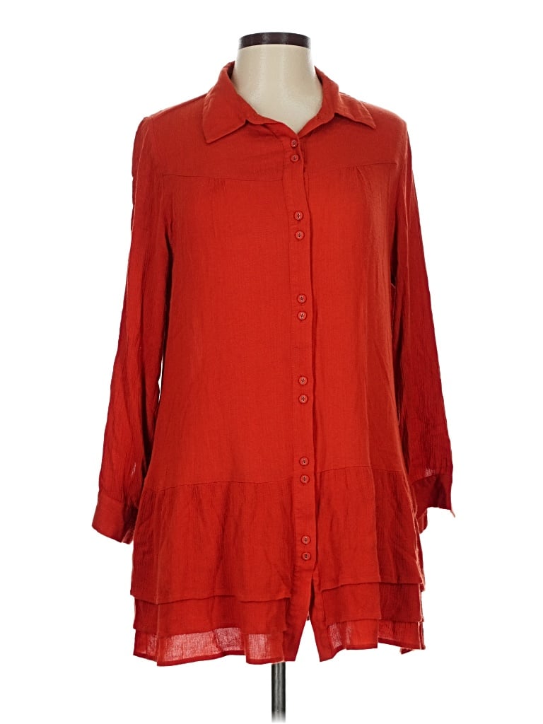 Pre-owned Soft Surroundings Casual Dress In Orange