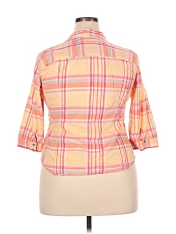 SONOMA life + style 3/4 Sleeve Button-Down Shirt (view 2)
