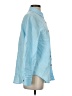 HOTOUCH 100% Cotton Color Block Blue Long Sleeve Button-Down Shirt Size S - photo 4