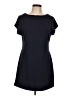 Thyme Solid Black Casual Dress Size L - photo 1