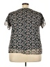 Max Studio Brown Short Sleeve Blouse Size 2X - photo 2