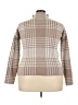 Max Studio Checkered-gingham Tan Turtleneck Sweater Size XXL - photo 2