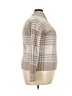 Max Studio Checkered-gingham Tan Turtleneck Sweater Size XXL - photo 4
