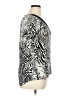 Spense Animal Print Silver Short Sleeve Blouse Size XL - photo 4