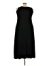 Evans Solid Black Casual Dress Size 18 - photo 2
