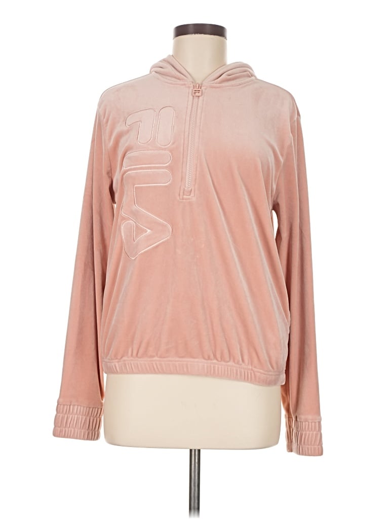 Pre-owned Fila Pullover Sweater In Pink