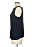 Ann Taylor LOFT 100% Polyester Black Blue Sleeveless Top Size M - photo 5