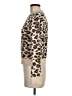 Orange Kiss Animal Print Tan Pullover Sweater Size M - photo 5