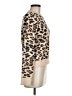 Orange Kiss Animal Print Tan Pullover Sweater Size M - photo 4