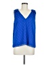 Ramy Brook 100% Polyester Blue Sleeveless Blouse Size M - photo 1