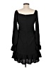 Nic & Jo 100% Polyester Black Casual Dress Size M - photo 2