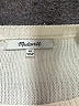 Madewell Ivory Short Sleeve Top Size XS - photo 7