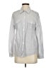 Joie Gray Long Sleeve Button-Down Shirt Size S - photo 1