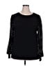 Torrid Black Long Sleeve Blouse Size 2X Plus (2) - photo 1