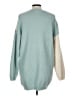 Missguided Color Block Teal Pullover Sweater Size 10 - photo 2