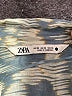 Zara Blue 3/4 Sleeve Button-Down Shirt Size XS - photo 7