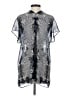 CAbi 100% Polyester Silver Kimono Size S - photo 2
