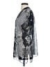 CAbi 100% Polyester Silver Kimono Size S - photo 5