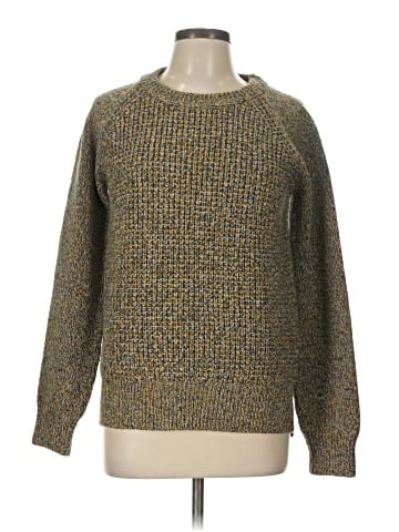 Closed Wool Pullover Sweater (view 1)
