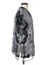 CAbi 100% Polyester Silver Kimono Size S - photo 4