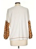 Peach Love Paisley White Pullover Sweater Size L - photo 2
