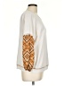 Peach Love Paisley White Pullover Sweater Size L - photo 4