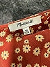 Madewell 100% Viscose Hearts Burgundy Brown Romper Size 00 - photo 4