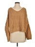 Uniq 100% Acrylic Solid Tan Pullover Sweater Size S - photo 1